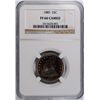 Image 1 : 1885 PROOF SEATED QUARTER NGC PF-66 CAMEO (NICE TONING)