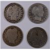 Image 1 : (4) BARBER QUARTERS (97, 97-O, 01, 04-O)