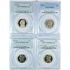Image 1 : LOT OF (4) PCGS JEFFERSON NICKELS 1973 MS-66, 1977-S PR69 DCAM,1978-S PR69 DCAM,