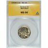 Image 1 : 1938-D BUFFALO NICKEL ANACS MS-66