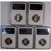 Image 2 : SET OF 2006 SILVER PROOF STATEHOOD QUARTERS NGC PF-69 ULTRA CAMEO