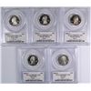 Image 1 : SET OF 2006 SILVER PROOF STATEHOOD QUARTERS PCGS PR-69 DCAM