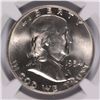 Image 2 : 1954-D FRANKLIN HALF DOLLAR, NGC MS-64 FBL