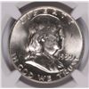 Image 2 : 1959-D FRANKLIN HALF DOLLAR, NGC MS-64 FBL