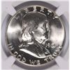 Image 2 : 1961-D FRANKLIN HALF DOLLAR, NGC MS-64 FBL