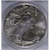 Image 2 : 2001 SILVER AMERICAN EAGLE (WORLD TRADE CENTER GROUND RECOVERY) RARE PCGS MS-69