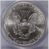 Image 3 : 2001 SILVER AMERICAN EAGLE (WORLD TRADE CENTER GROUND RECOVERY) RARE PCGS MS-69