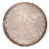 Image 1 : 1824 BUST HALF DOLLAR, AU-58  has a few rim nicks