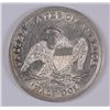 Image 2 : 1838 BUST HALF DOLLAR, REEDED EDGE,  AU-58   WHITE, NICE RARE TYPE COIN!