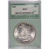 Image 1 : 1885 MORGAN SILVER DOLLAR, NTC MS-67 BLAZING WHITE!  WHOLESALE BID IS $2150.00