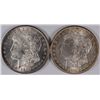 Image 1 : MORGAN DOLLARS - 1904-O MS64 ORIGINAL & 1921 MS 62