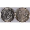 Image 1 : MORGAN DOLLARS - 1921-D MS62 & 1921-S MS64 ORIGINAL