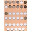 Image 2 : PARTIAL SET SHIELD NICKELS (12 coins), SOME PROBLEMS, 1867 REPAIRED