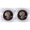 Image 1 : ( 2 ) 1999 PROOF SUSAN B. ANTHONY DOLLARS IN EXCELLENT ORIGINAL PACKAGING
