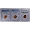 Image 1 : LOT of (3) PCGS MS66 RD LINCOLN CENT, 1939-D, 1947-S, 1954-D