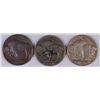 Image 2 : 2-1913-S TYPE 2 BUFFALO  NICKELS plus 1-1916 BUFFALO