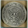 Image 2 : JOHN F KENNEDY .999 SILVER ROUND (5.14 ozt) by MEDALLIC ART, INAUGURATED 1961