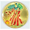 Image 1 : 1999 SILVER AMERICAN EAGLE (ENAMLED)