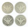 Image 2 : (4) BARBER HALF DOLLARS (93, 05, 08-D, 09-O)