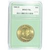 Image 1 : 1960-D FRANKLIN HALF DOLLAR NTC MS-65 FBL
