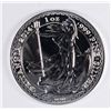 2014 BRITISH BRITANNIA ONE OUNCE .999 SILVER COIN