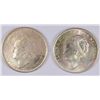 Image 2 : ( 2 ) 1944-D 2-1/2 GUILDER SILVER COINS, UNC