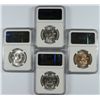 Image 2 : LOT OF ( 4 ) 1955 FRANKLIN HALF DOLLAR, NGC MS-62 FBL