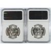 Image 2 : 1958-D AND 1959-D FRANKLIN HALF DOLLAR, NGC MS-63 FBL