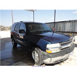 2001 - CHEVROLET TAHOE