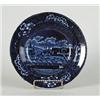 Image 1 : HISTORIC STAFFORDSHIRE DARK BLUE BOWL “THE LANDING OF GENERAL LAFAYETTE AT CASTLE GARDEN, NEW YOR…