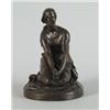 Image 1 : BRONZE FIGURE “JEANNE D’ARC- INFANT” AFTER HENRI MICHEL ANTOINE CHAPU (1833-1891)…