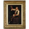 Image 1 : ATTRIBUTED TO JOHN GEORGE BROWN (American 1831-1913) BOY BLOWING BUBBLES…