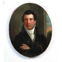 WILLIAM MATTHEW PRIOR (American, 1806-1873) PORTRAIT OF ABRAHAM HAMMETT…