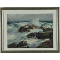 JAY HALL CONNAWAY (American, 1893-1970) “HOT WEATHER ” “LOBSTER COVE”…