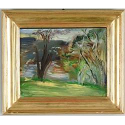 JOHN FULTON FOLINSBEE (American, 1892-1972) IMPRESSIONISTIC LANDSCAPE…