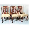 Image 1 : FINE SET OF SIX CENTENNIAL MAHOGANY CHIPPENDALE STYLE DINING CHAIRS…