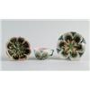 Image 1 : MAJOLICA: THREE PIECES OF SHELL-AND-SEAWEED BY GRIFFIN, SMITH & CO…