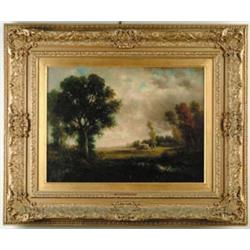 ROBERT CRANNELL MINOR (American, 1839-1904) "NEAR WATERFORD, CONN"…