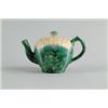 Image 1 : MAJOLICA: TEAPOT IN THE CAULIFLOWER MOTIF BY GRIFFIN, SMITH & CO…