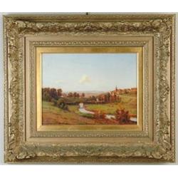 JEAN FERDINAND MONCHABLON (French, 1855-1904) "HAUTE SAÔNE".  …