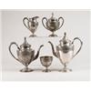 Image 1 : STERLING: INTERNATIONAL “WEDGWOOD” PATTERN 5-PIECE TEA SERVICE…