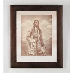 PHOTOGRAPHIC PRINT OF KILL BEAR SIOUX BY F. A. RINEHART, OMAHA…