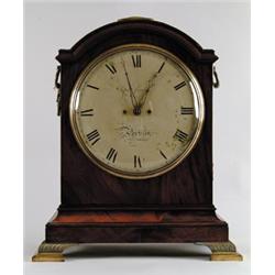 ENGLISH BRACKET CLOCK BY GEORGE JAMISON OF PORTSEA, ENGLAND…