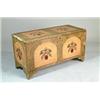 Image 1 : SPONGE DECORATED AND PAINTED PANEL PENNSYLVANIA DOWRY CHEST…