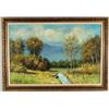 Image 1 : CULLEN YATES (American, 1866-1945) GOLDEN SUMMER LANDSCAPE…