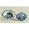 Image 1 : CANTON: BLUE AND WHITE COVERED DIAMOND SHAPE SERVING DISH…