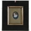 FRAMED MINIATURE ON IVORY PORTRAIT OF MARY QUEEN OF SCOTS…