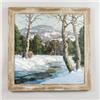 Image 1 : WALTER KOENIGER (American 1881-1943) SUNLIT WINTER SCENE…
