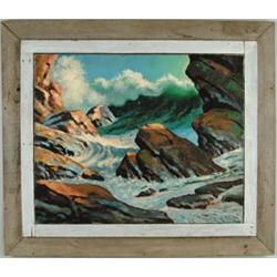 FRANZ A. BISCHOFF (American, 1864-1921) “CARMEL COAST”…