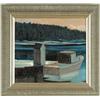 Image 1 : ANDREW G. WINTER (American, 1893-1958) “MONHEGAN DOCK”…